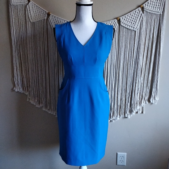 Adrianna Papell Dresses & Skirts - Adrianna Papell Cobalt Blue Sheath Pencil Dress 4
